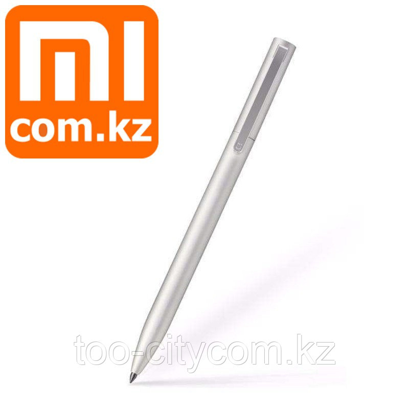 Гелевая ручка в серебристом корпусе Xiaomi Mi Gel Pen Metal, Silver, черная паста. Оригинал. Арт.5480 - фото 1 - id-p48486108