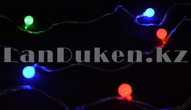 Гирлянда новогодняя электрическая "Шарики" 4м 3 цвета