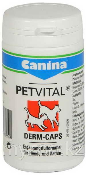 CANINA PETVITAL Derm-Caps, Канина Петвиталь Дерм Капс, витаминный комплекс, 40g (100 t)