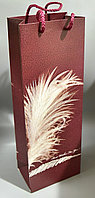 Пакет подарочный, картон, 13*36*8 см
