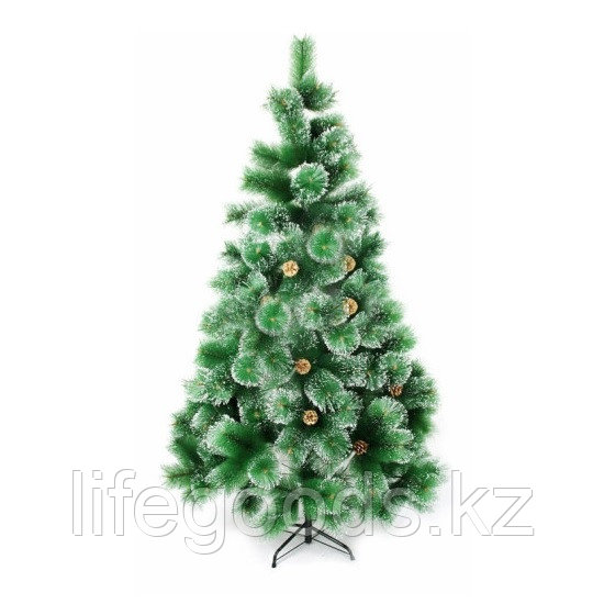 Искусственная елка "Новогодняя" 120 см с заснеженными иголками и шишками - фото 1 - id-p70143363
