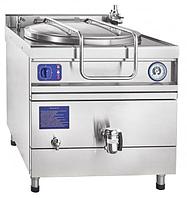 Котел пищеварочный электрический, сливной кран, паровая рубашка, цельнотянутый КПЭМ-160/9 Т(полностью нерж)