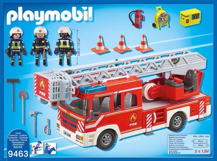 Конструктор Playmobil Пожарная служба: Пожарная машина с лестницей 9463pm
