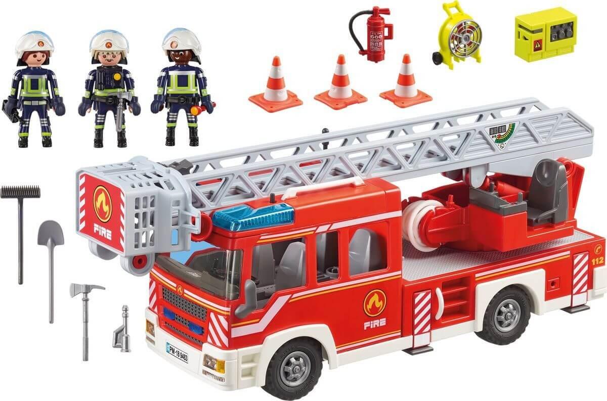 Конструктор Playmobil Пожарная служба: Пожарная машина с лестницей 9463pm