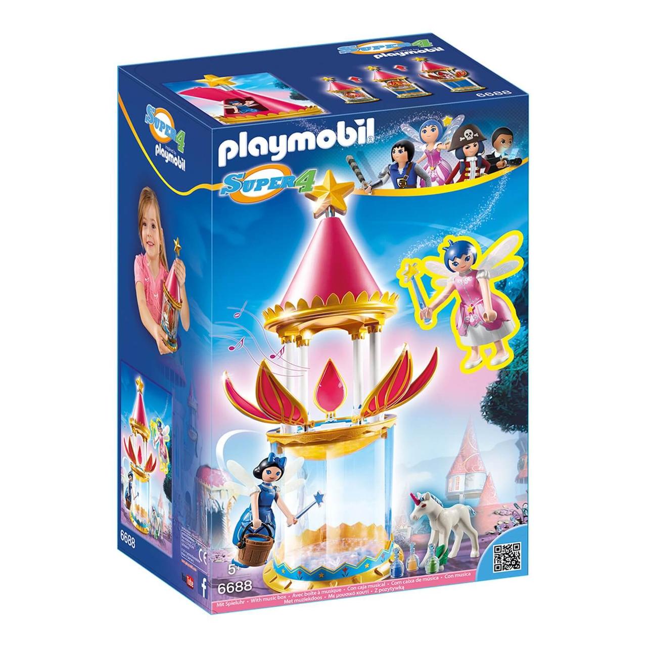 Конструктор Playmobil Супер4: Музыкальные Цветочная Башня с Твинкл 6688pm