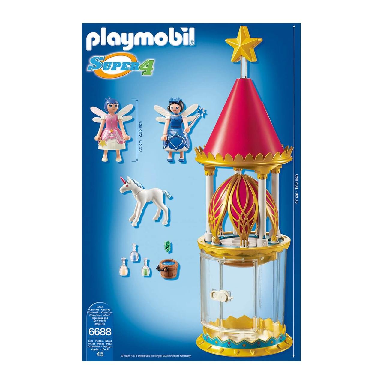 Конструктор Playmobil Супер4: Музыкальные Цветочная Башня с Твинкл 6688pm