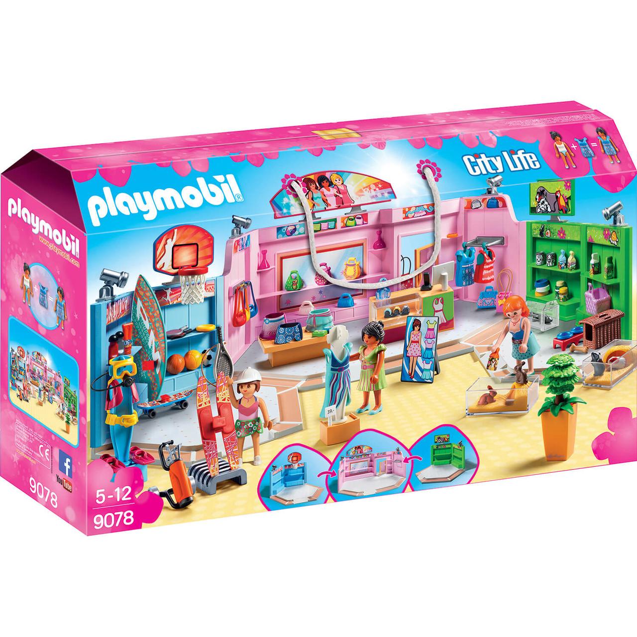 Конструктор Playmobil Шопинг: Торговый центр 9078pm