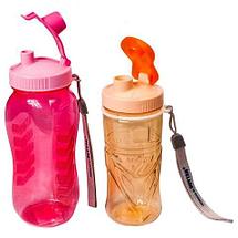 Бутылка питьевая для воды с поилкой MATSU [350, 500, 1000 мл] (Розовый / 350 мл), фото 2