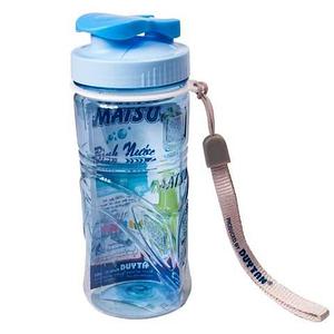 Бутылка питьевая для воды с поилкой MATSU [350, 500, 1000 мл] (Голубой / 350 мл)