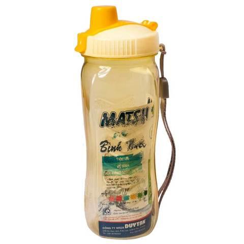 Бутылка питьевая для воды с поилкой MATSU [350, 500, 1000 мл] (Желтый / 500 мл)