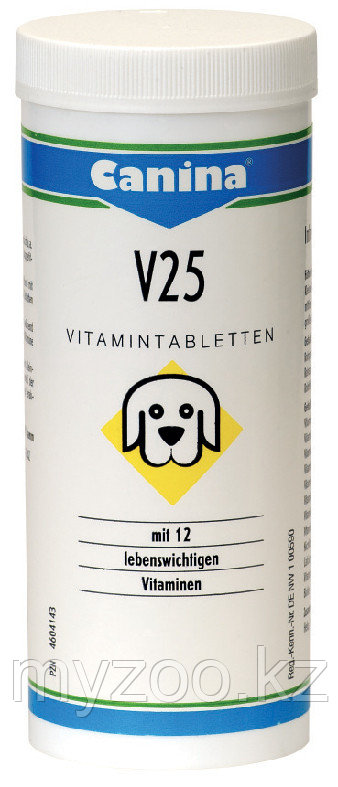 CANINA V25 Tabletten, Канина В25, витаминные таблетки, 100g (30 табл.)