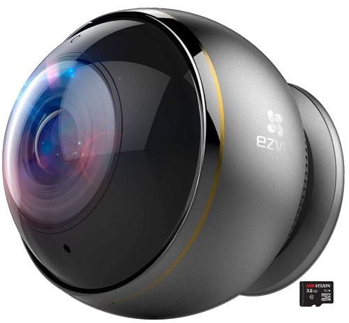 Mini Pano (С6Р) - 3MP Уличная "fish-eye" IP-камера со встроенным Wi-Fi-модулем, фиксированным объективом,