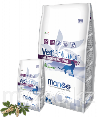 Monge VetSolution GASTROINTESTINAL диета для кошек при нарушениях пищеварения,1.5кг - фото 1 - id-p70153081