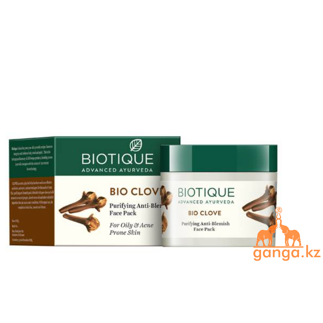 Очищающая анти-пигментная маска Био Гвоздика маска (Bio Clove BIOTIQUE), 75 гр.