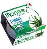 MONGE Frut Cat cans 80 гр Кусочки для кошек тунец с алое