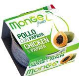 MONGE Frut Cat cans 80 гр Кусочки для кошек курица с папайей