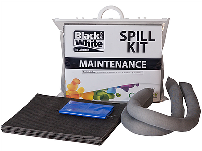 Переносной комплект для ликвидации любых разливов на защелке на 20 литров