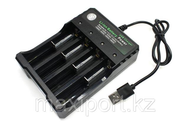 Зарядное устройство BH-042100-04U 4,2В на 4ACC, шнур Usb, фото 2