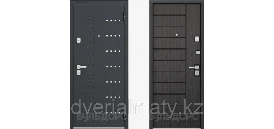 Дверь металлическая Бульдорс 44 R-12 Венге, 860, фото 1