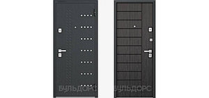 Дверь металлическая Бульдорс 44 R-12 Венге, 860