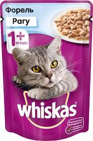 Вискас рагу форель 1*75 гр |Влажный корм для кошек Whiskas|