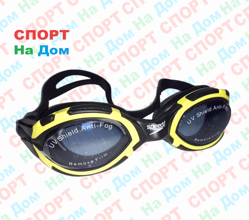 Очки для плавания Speedo (с затычками для ушей, цвет черный) - фото 1 - id-p70200757