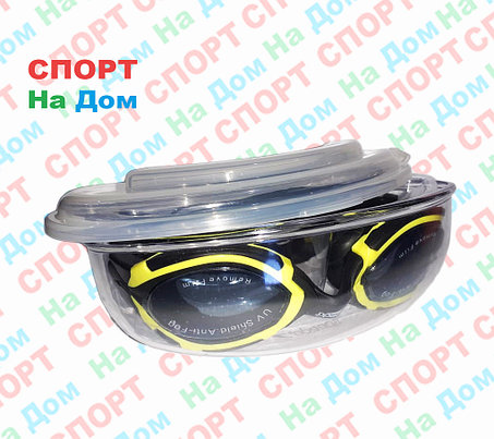 Очки для плавания Speedo (с затычками для ушей, цвет черный), фото 2