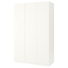 Гардероб ПАКС Форсанд белый 150x60x236 см ИКЕА, IKEA, фото 2