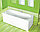 JIKA Ванна акриловая прямоугольная FLOREANA 150x75 БЕЛ  (Без монтажного комплекта) 2337400000001, фото 3