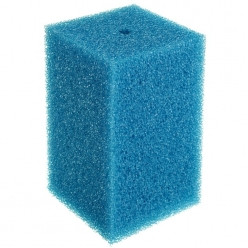Губка прямоугольная запасная синяя для фильтра №16 (12х12х20 см)