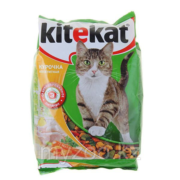 Сухой корм для взрослых кошек Китекат курочка аппетитная 350 гр