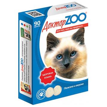 Доктор ZOO Здоровая Кошка Витаминное лакомство для кошек