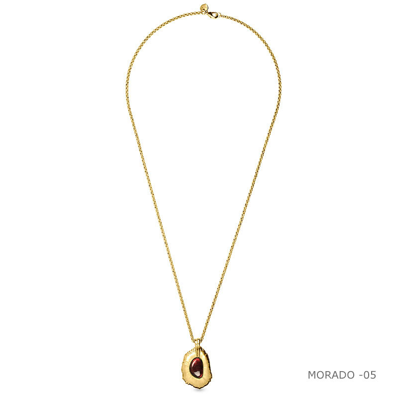 Колье / Botanic ( ORO 849- винный )