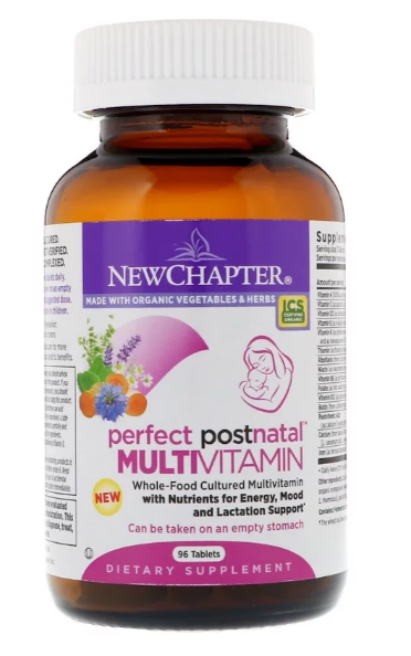 New Chapter, Perfect Postnatal, мультивитамины из цельных продуктов, 96 вегетарианских таблеток - фото 6 - id-p70215458