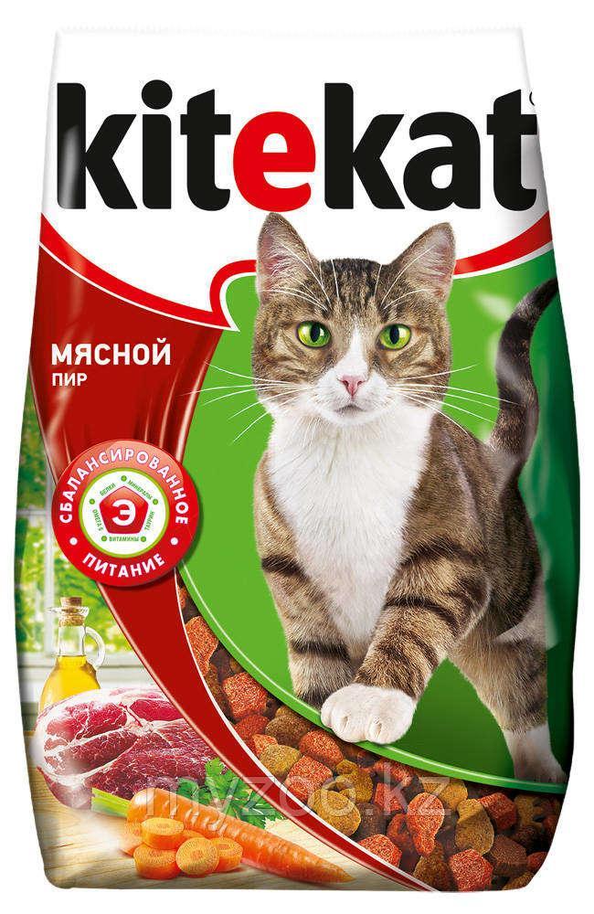 Сухой корм Китекат мясной пир 15 кг