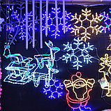 LED гирлянда Снежинка 40*40 см, фото 2