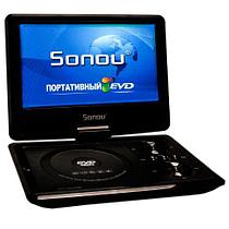 Портативный DVD-плеер Sonou 10,8 дюймов на аккумуляторной батарее
