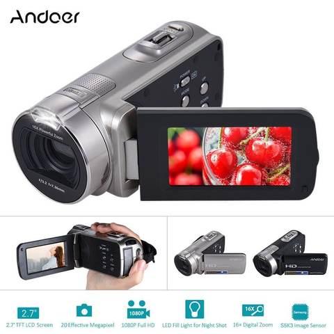 Цифровая видеокамера Andoer HDV-312P [FullHD, 20Mpix, 2.7inch]