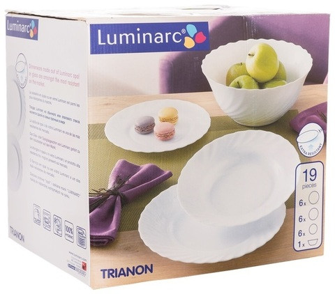 Сервиз столовый Luminarc Trianon [19 предметов] - фото 1 - id-p70216292