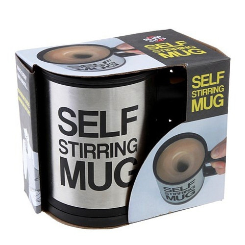 Кружка-мешалка автоматическая «Self Stirring Mug» с крышкой (Желтый) - фото 7 - id-p70216346