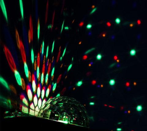 Сфера светодиодная для цветомузыки Crystal Magic Ball Light - фото 4 - id-p70216409