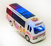 Игрушечный автобус с музыкой и световыми эффектами Princess Dream Bus SS-BUS0507 Игрушечный автобус с музыкой и световыми эффектами Princess Dream Bus