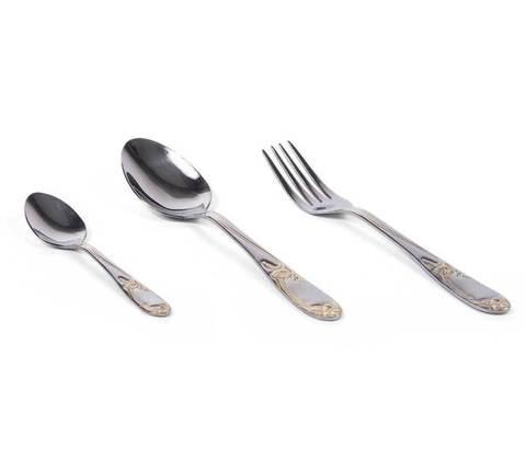 Набор столовых приборов на 8 персон на подставке MGFR Shell Cutlery Set {25 предметов} - фото 6 - id-p70216483