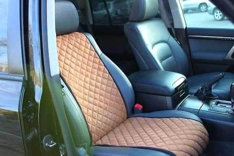 Чехлы-накидки для автомобильного сидения Алькантара (Бордовый) - фото 2 - id-p70216557