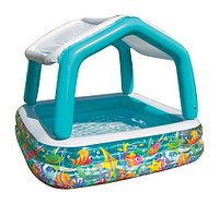 Детский бассейн для малышей INTEX 57470 Sun Shade с навесом