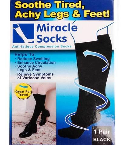 Лечебные носки компрессионные Miracle Socks - фото 1 - id-p70216726