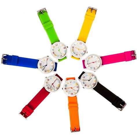 Часы наручные реплика Michael Kors MK-2491 на силиконовом ремешке (Красный)