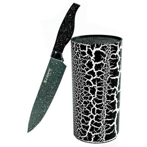 Подставка для ножей с наполнителем из волокна универсальная Granite Knife Holder (Красный) - фото 2 - id-p70217020