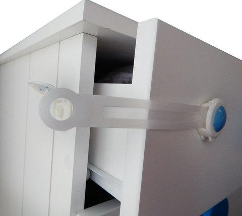 Блокиратор для дверей мебели гибкий R.BEETLES WA-010B [2 шт.] - фото 2 - id-p70217128