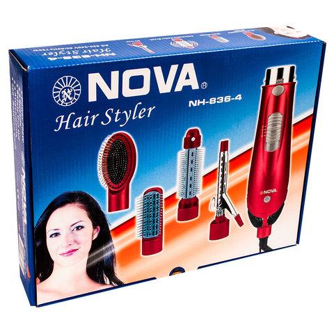 Фен-стайлер NOVA Hair Styler 4 в 1 NH-836-4 - фото 1 - id-p70217150